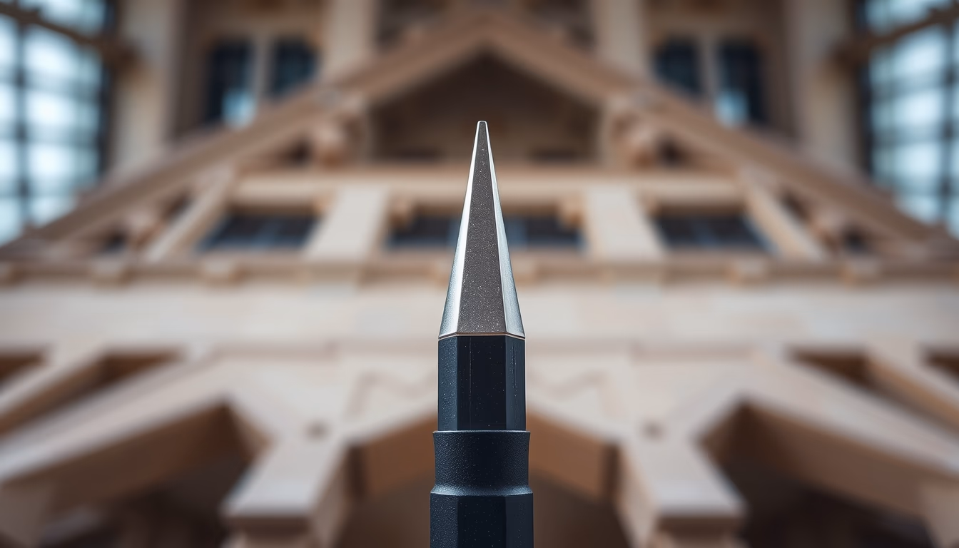 soldering iron tip in editorial style