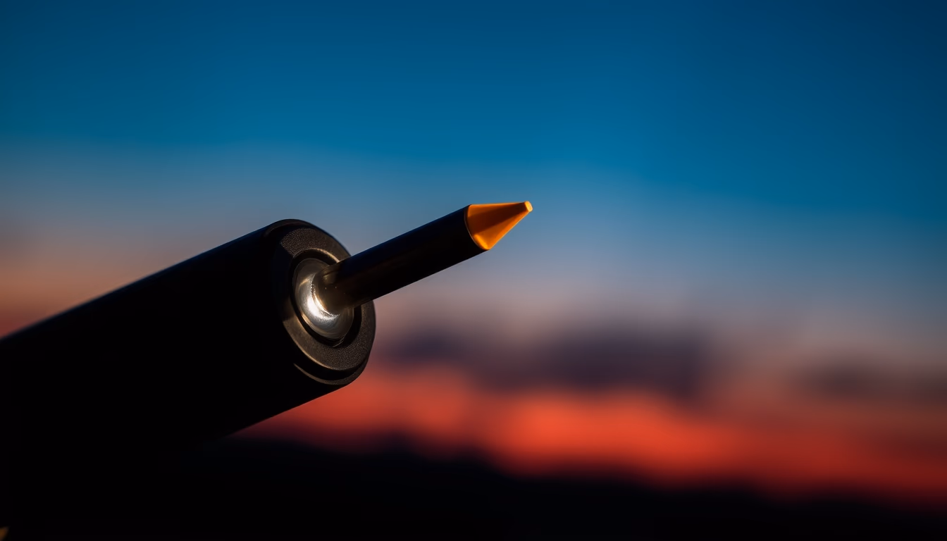 soldering iron tip in editorial style