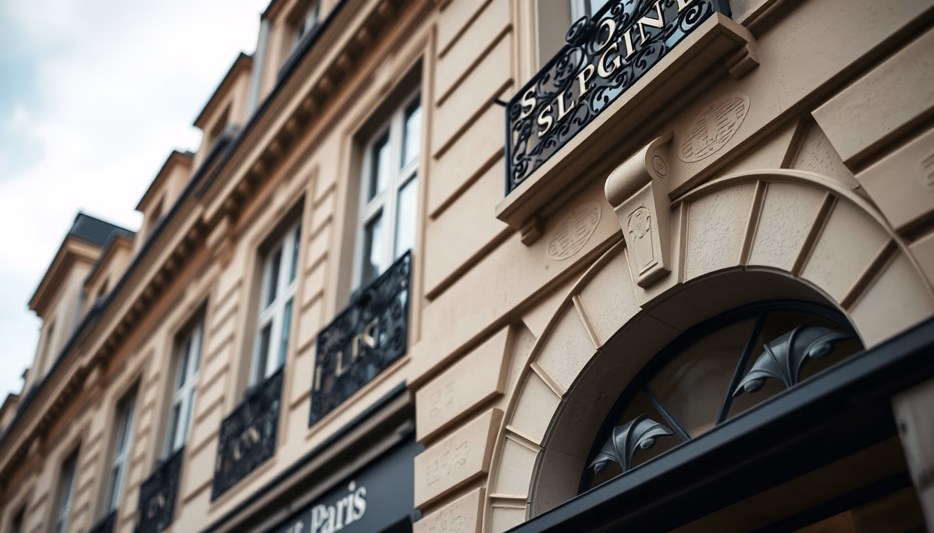 sorbonne paris facade in editorial style