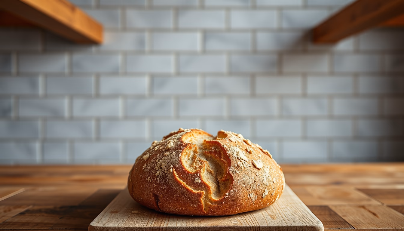 sourdough bread fresh in editorial style