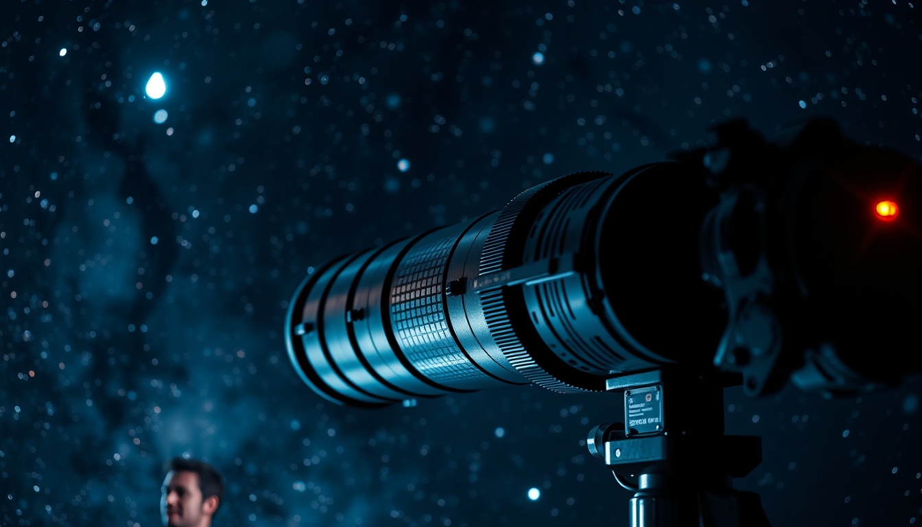 space telescope hubble in editorial style