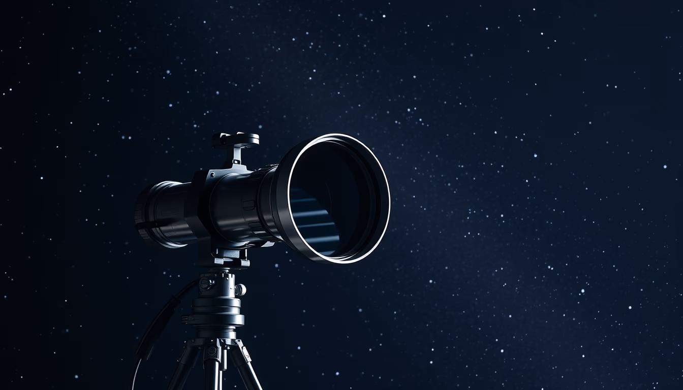 space telescope hubble in editorial style