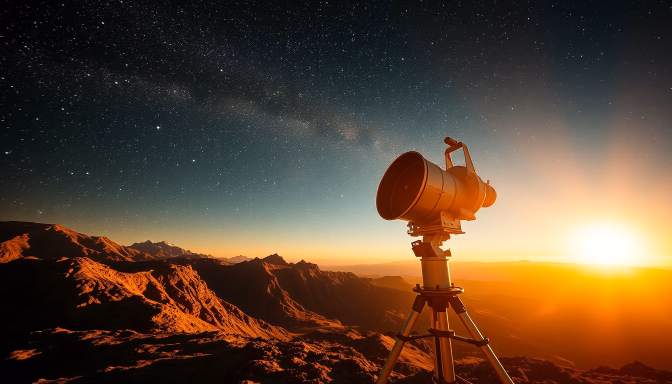 space telescope hubble in editorial style