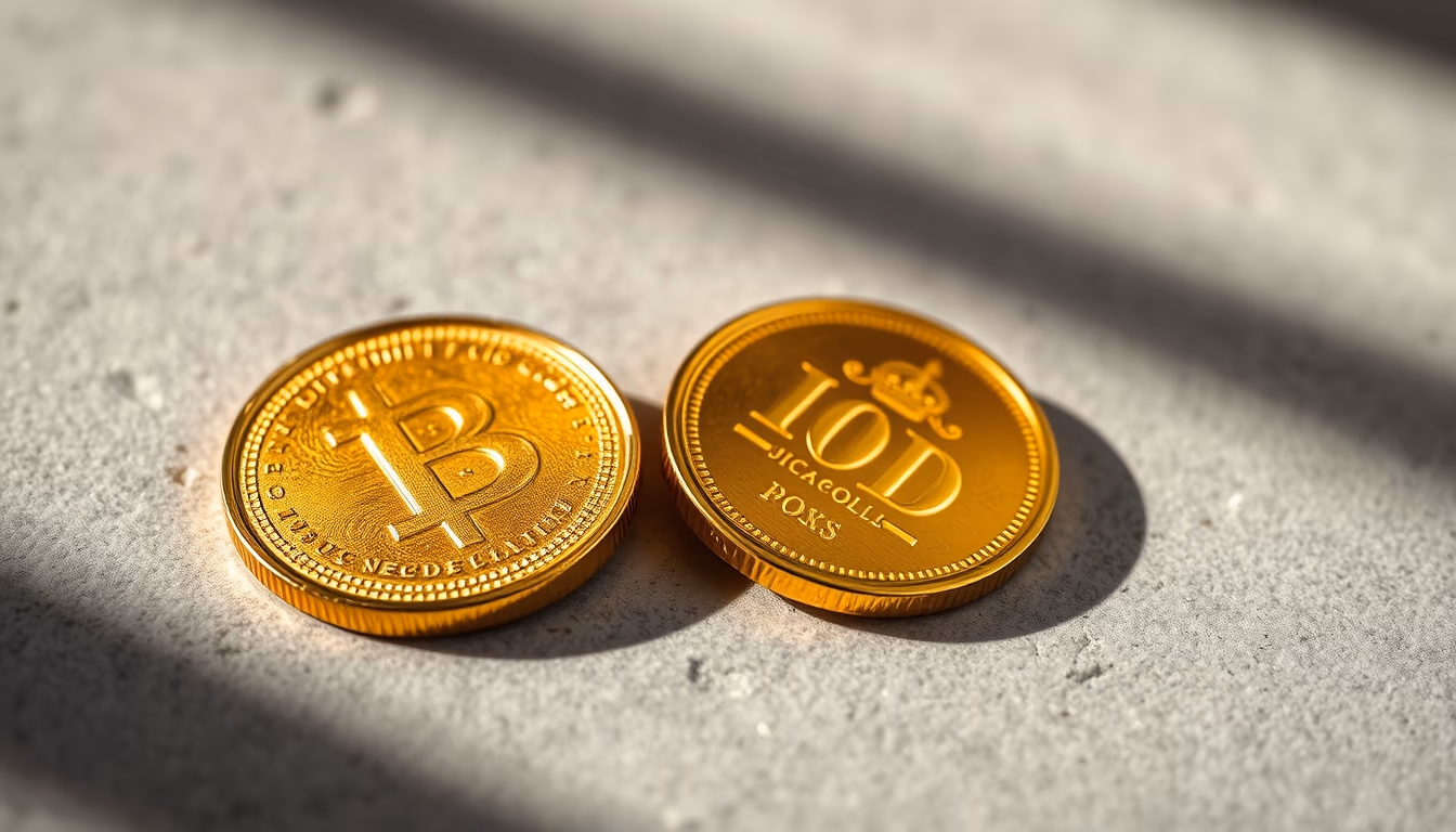 spanish doubloon gold in editorial style