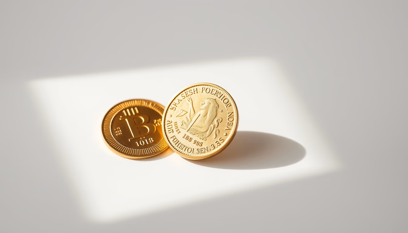 spanish doubloon gold in editorial style