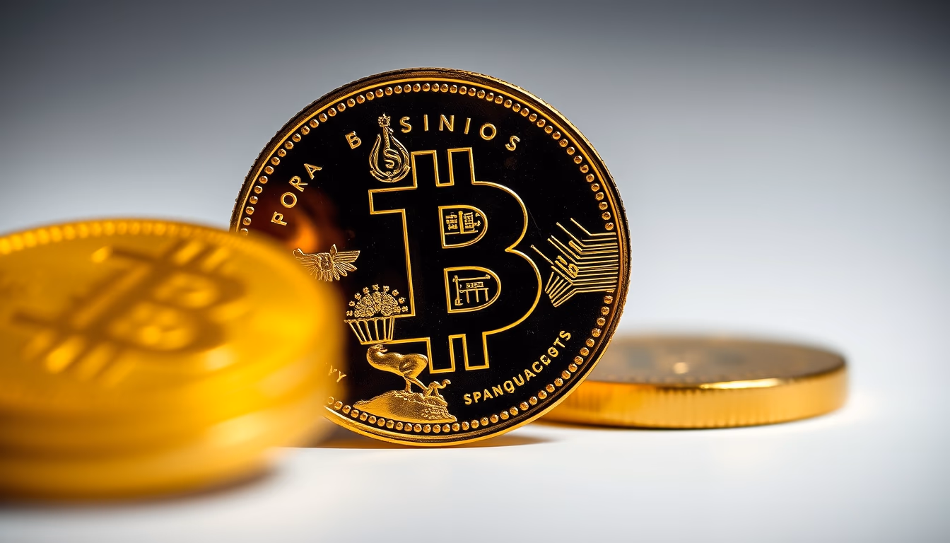 spanish doubloon gold in editorial style