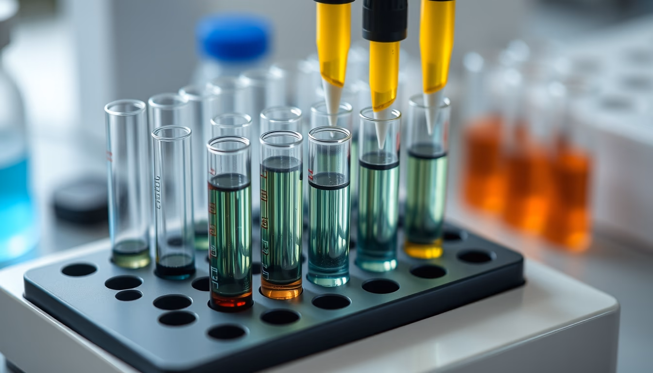 spectrophotometer cuvettes in editorial style