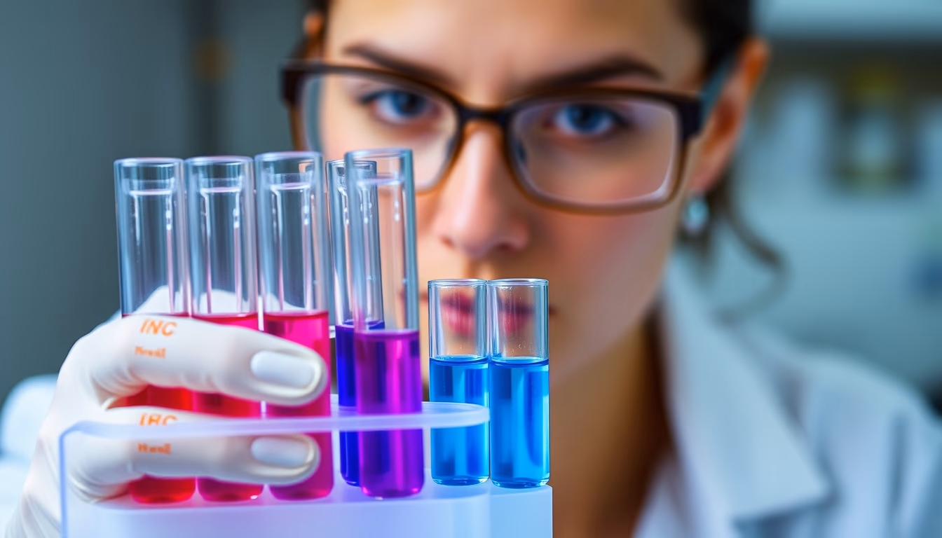 spectrophotometer cuvettes in editorial style