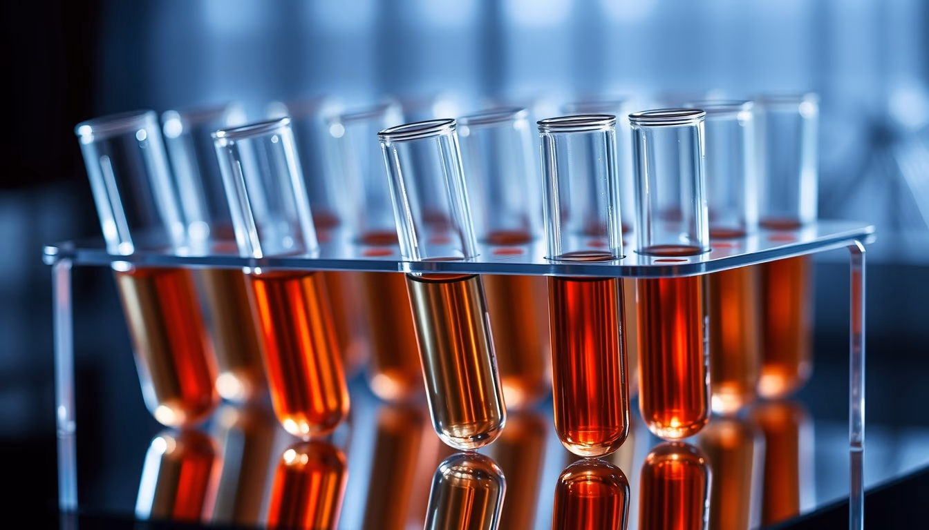 spectrophotometer cuvettes in editorial style