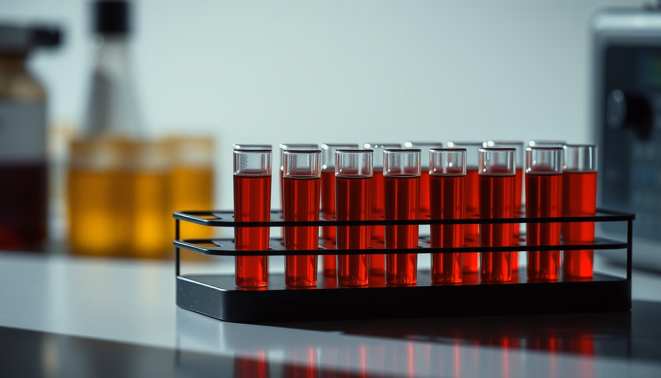 spectrophotometer cuvettes in editorial style