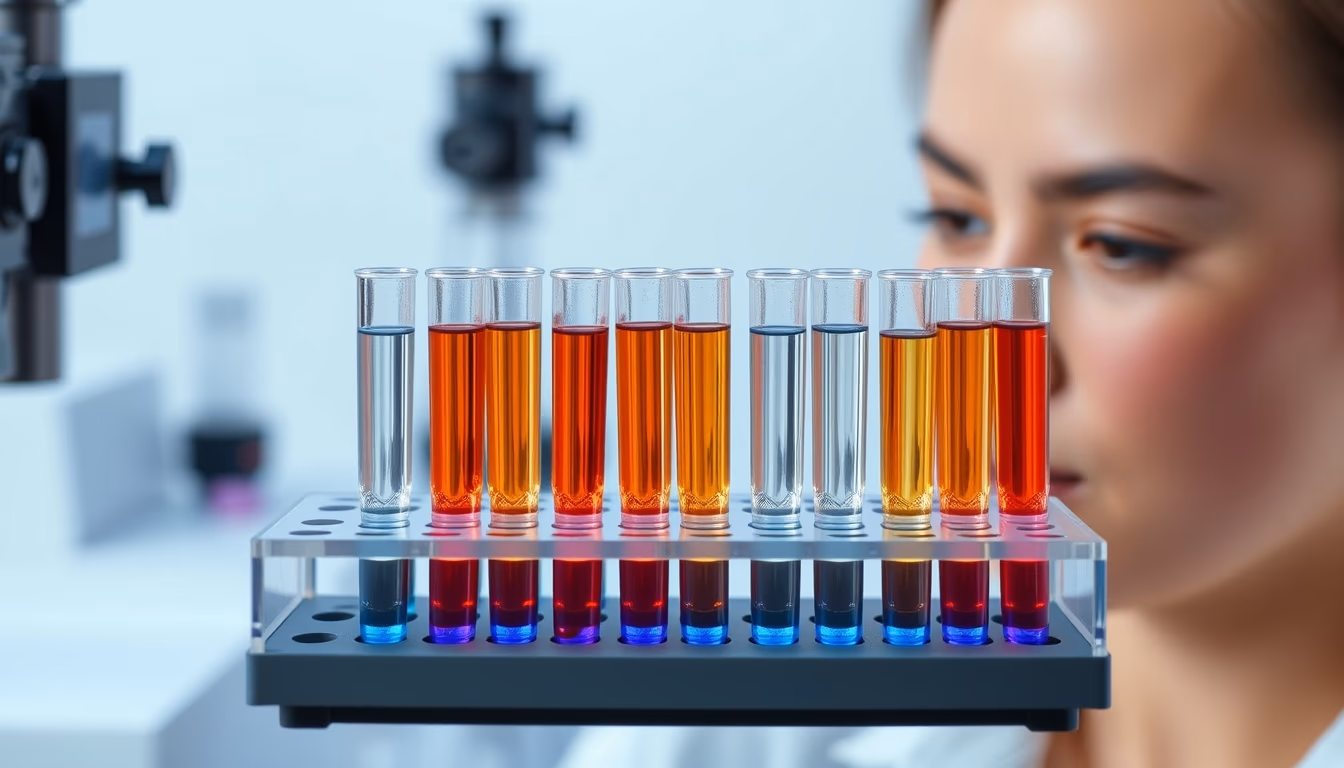 spectrophotometer cuvettes in editorial style