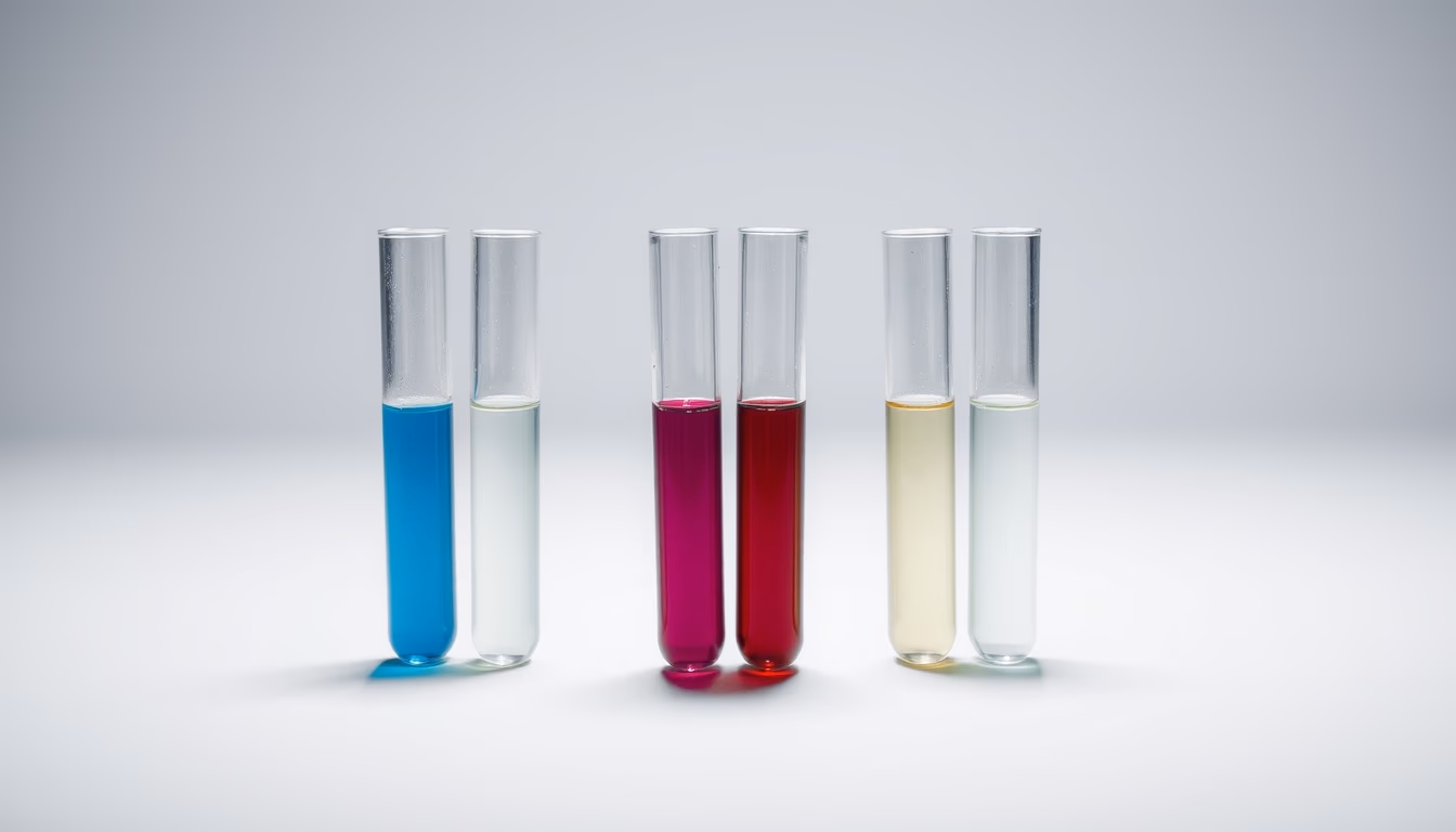 spectrophotometer cuvettes in editorial style