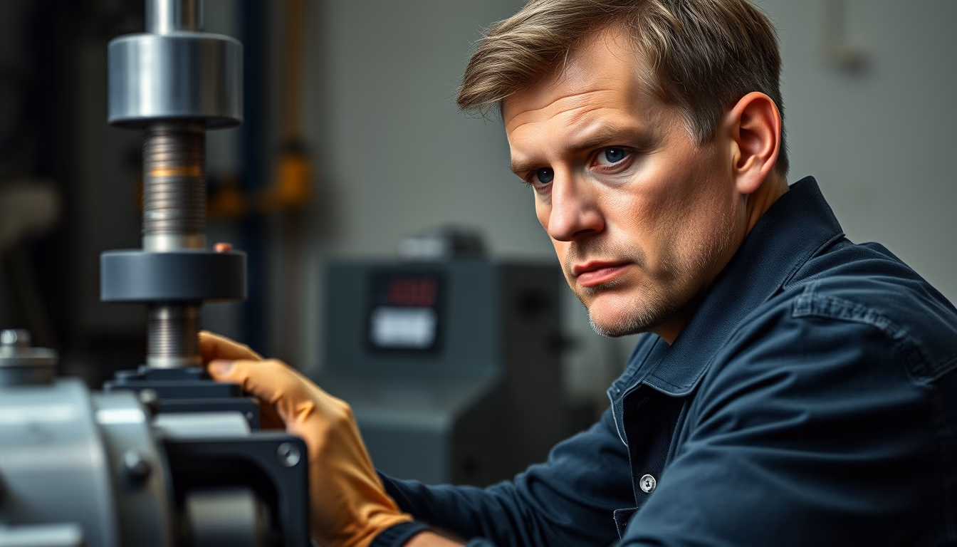 square machinist in editorial style