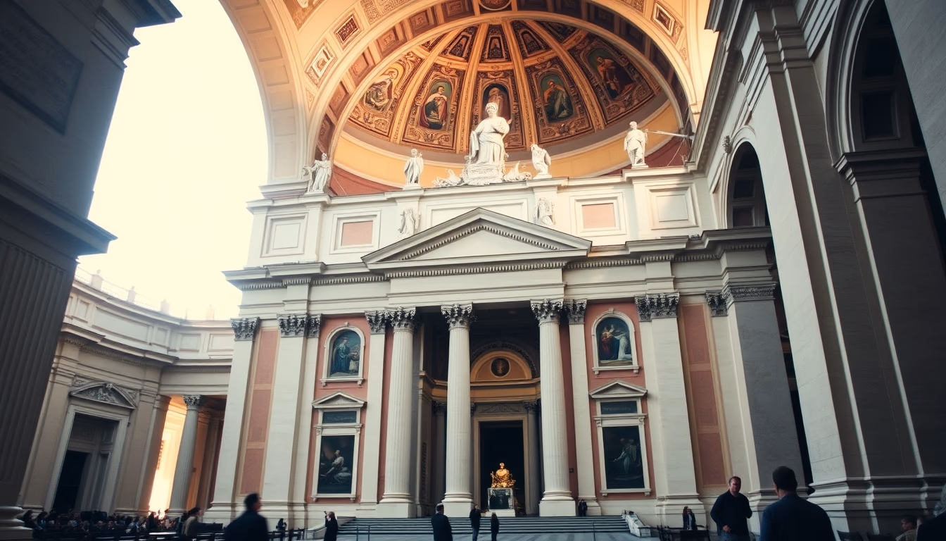 st peter basilica vatican in editorial style