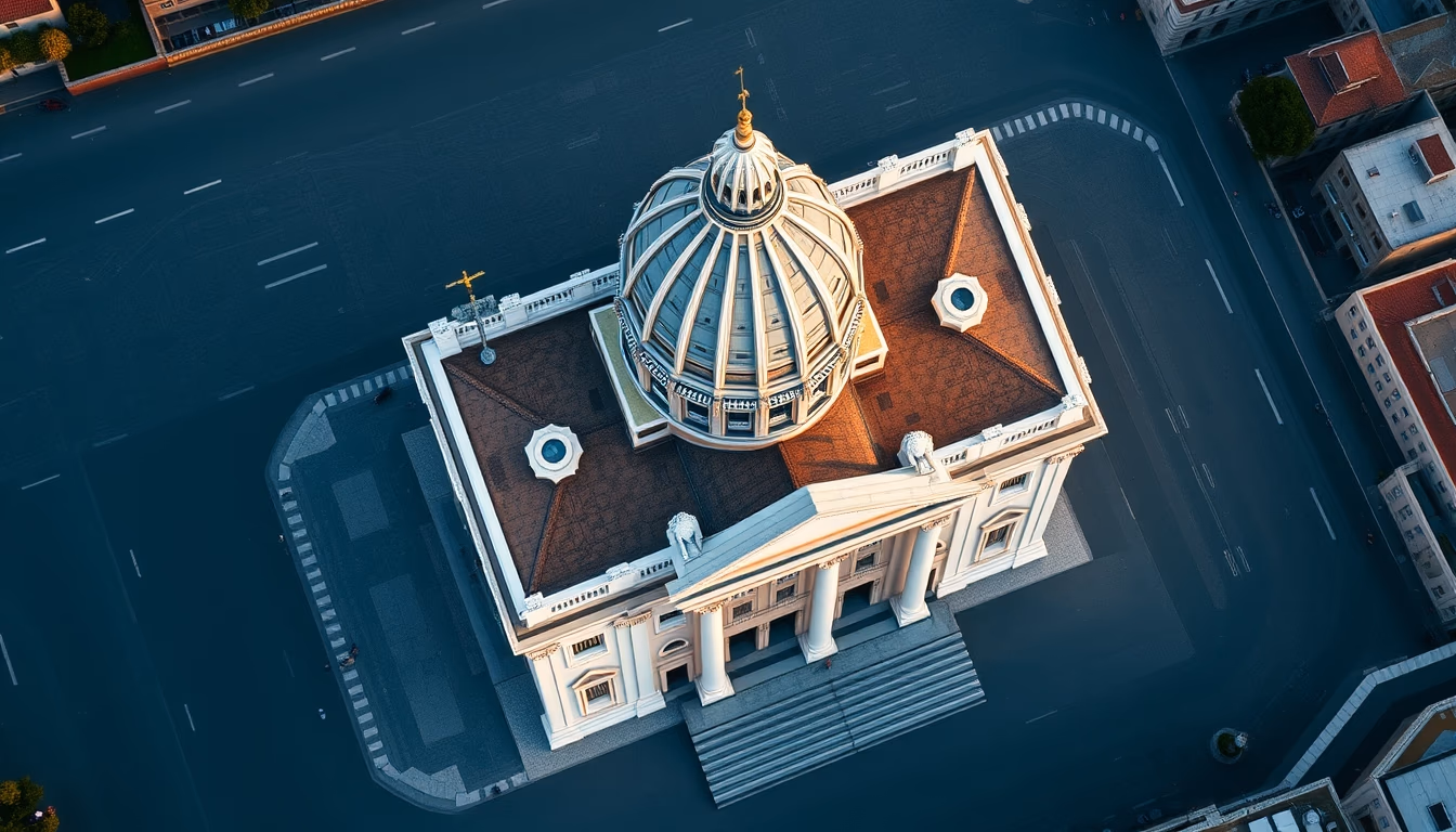 st peter basilica vatican in editorial style