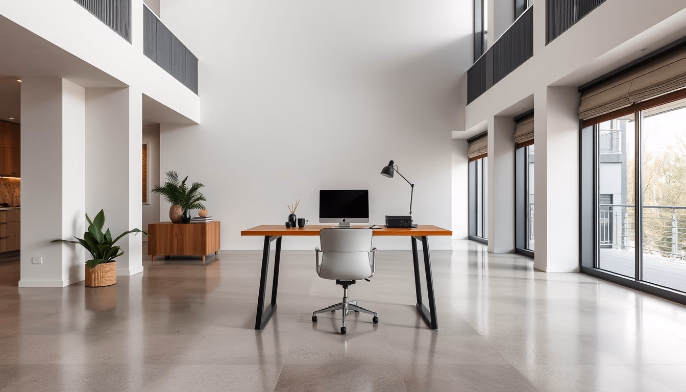 standing desk converted in editorial style