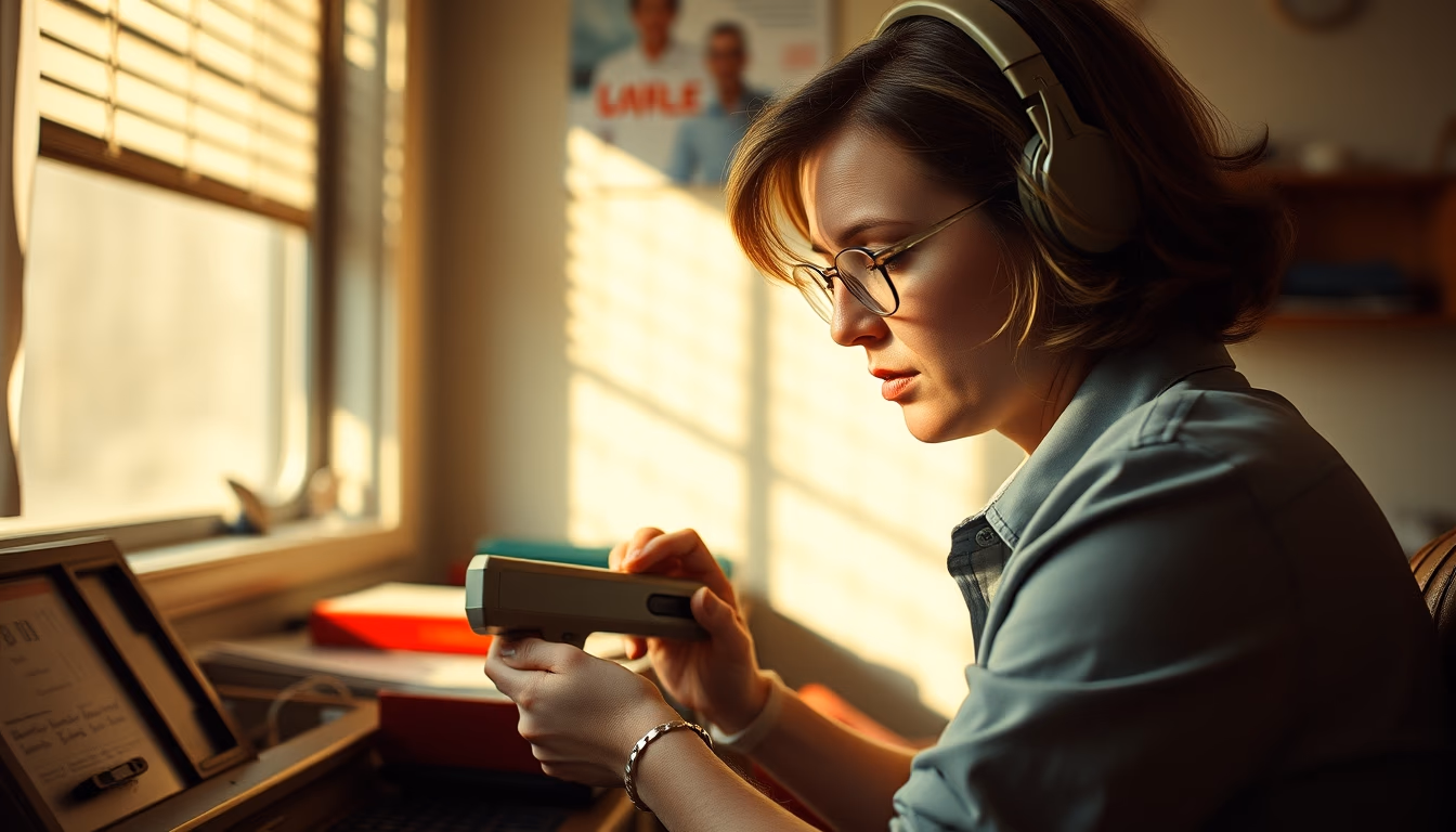 stapler red retro in editorial style