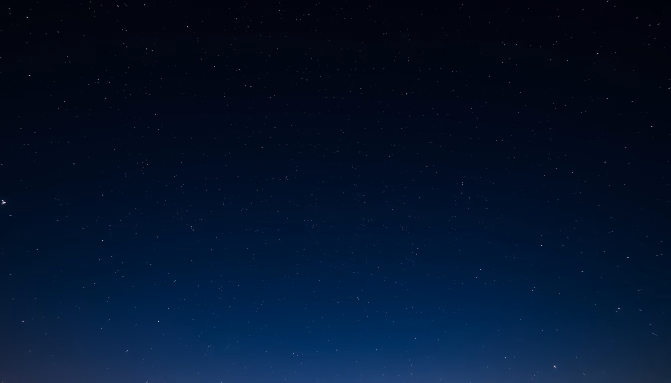 Starfield night clear sky em estilo editorial