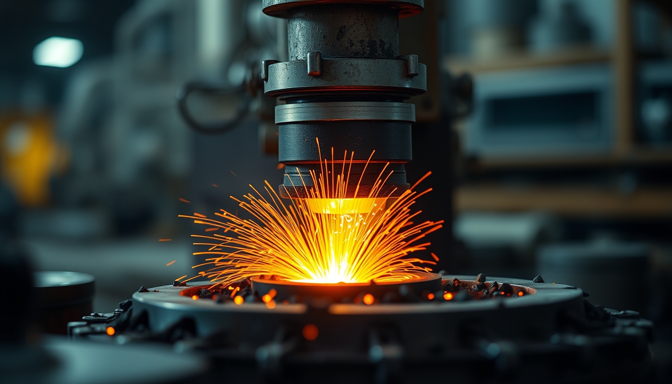 steel mill molten metal in editorial style