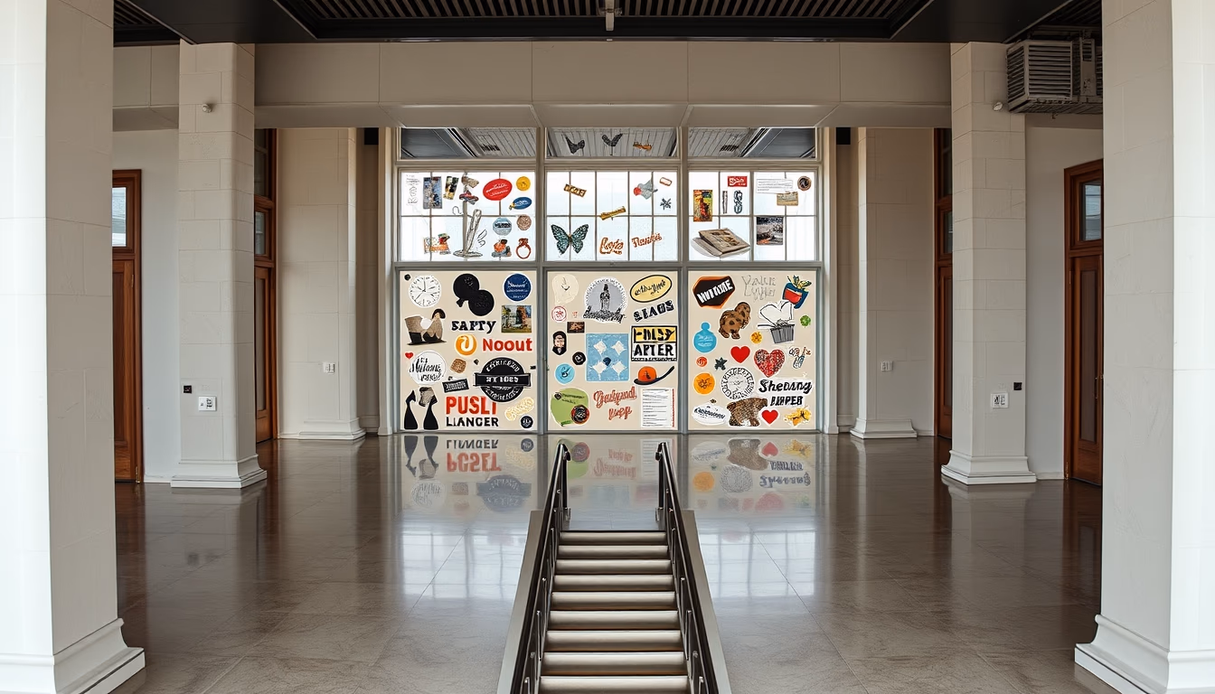 stickers planners deco in editorial style