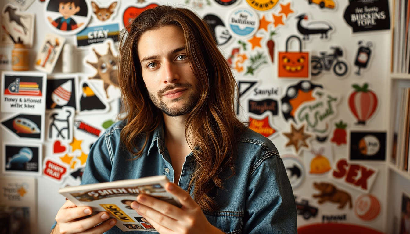 stickers planners deco in editorial style