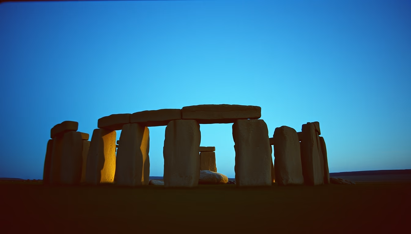 stonehenge england in editorial style