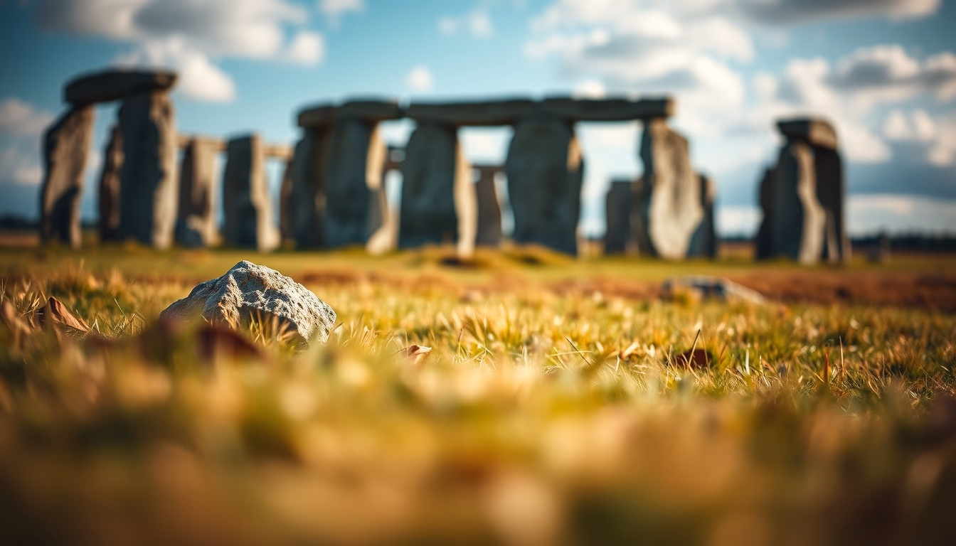 stonehenge england in editorial style