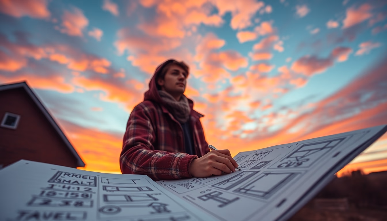 storyboard sketches in editorial style