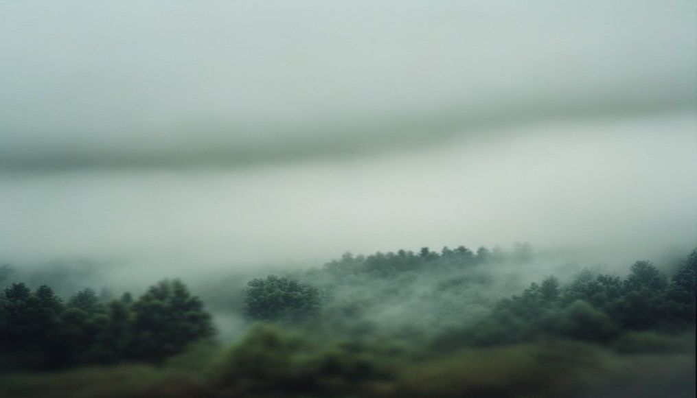 stratus low fog in editorial style