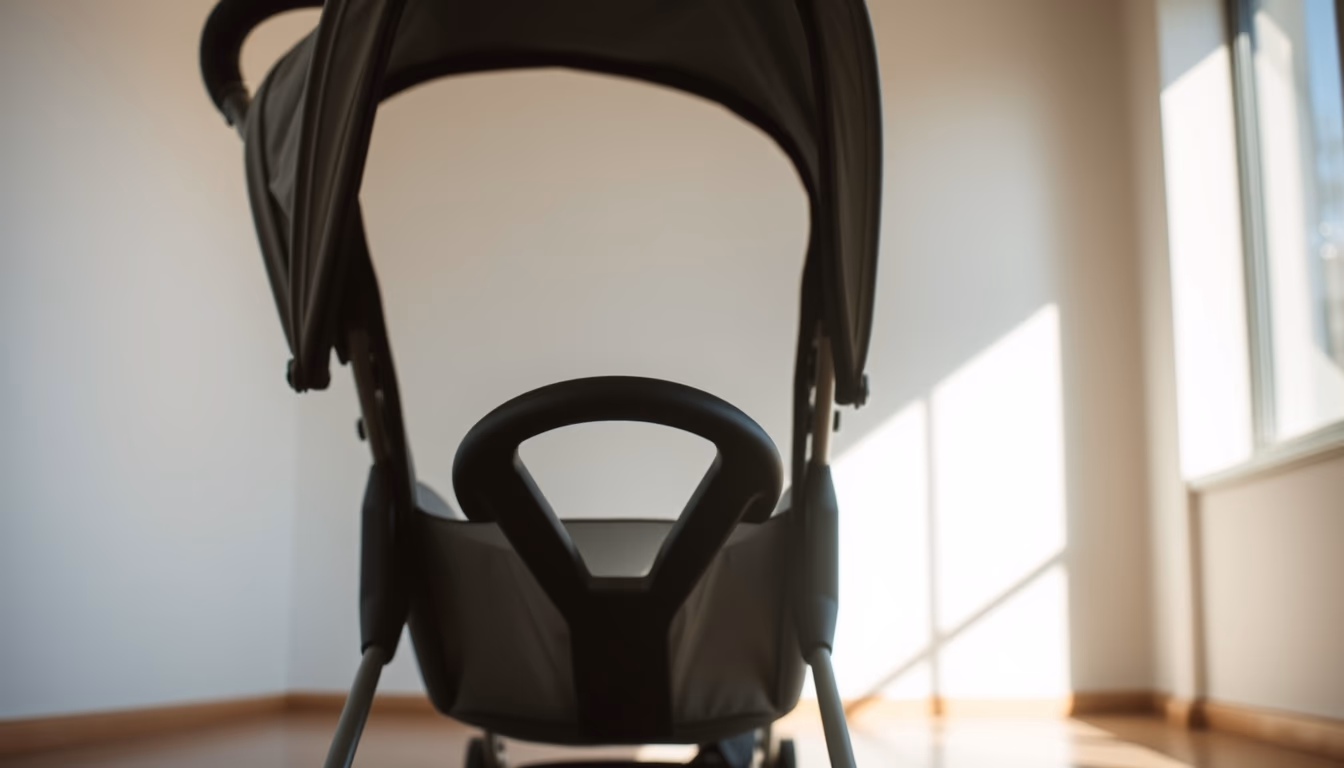 stroller modern minimalist in editorial style