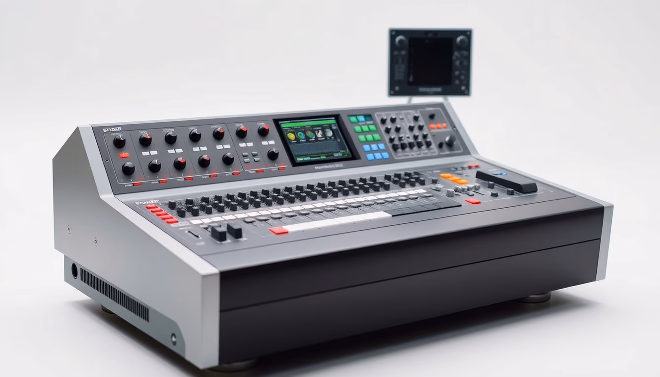 Studer a800 console em estilo editorial
