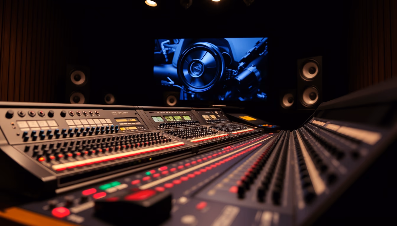 studer a800 console in editorial style