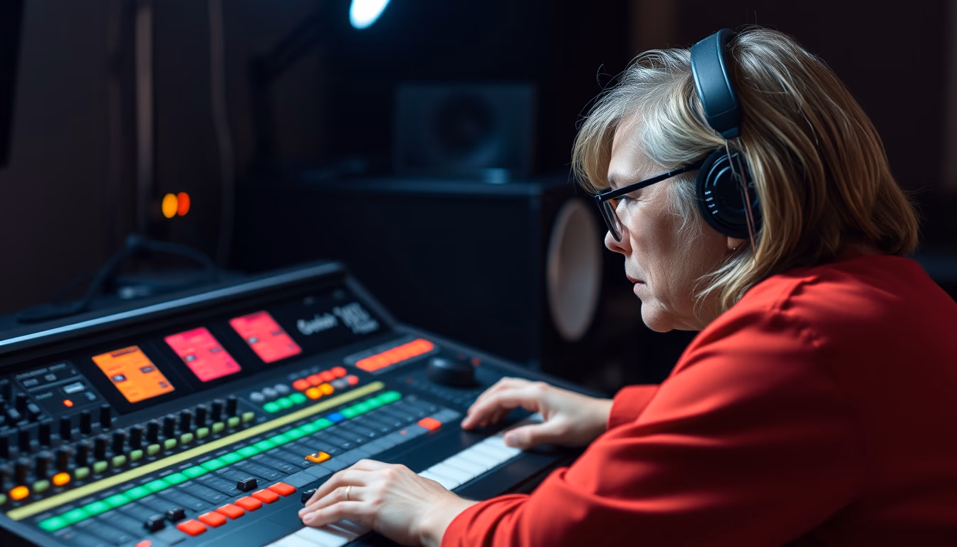 studer a800 console in editorial style