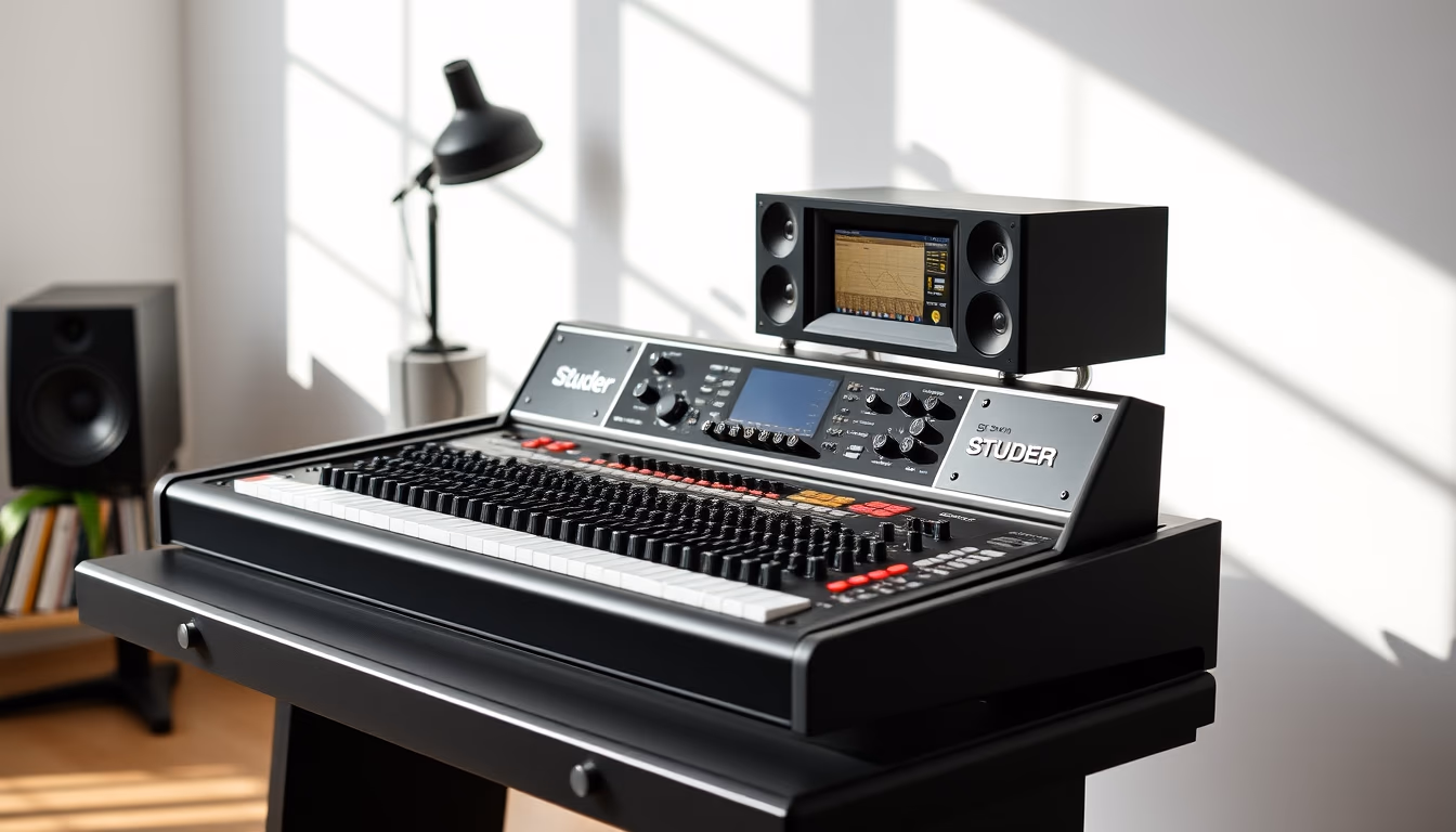 studer a800 console in editorial style