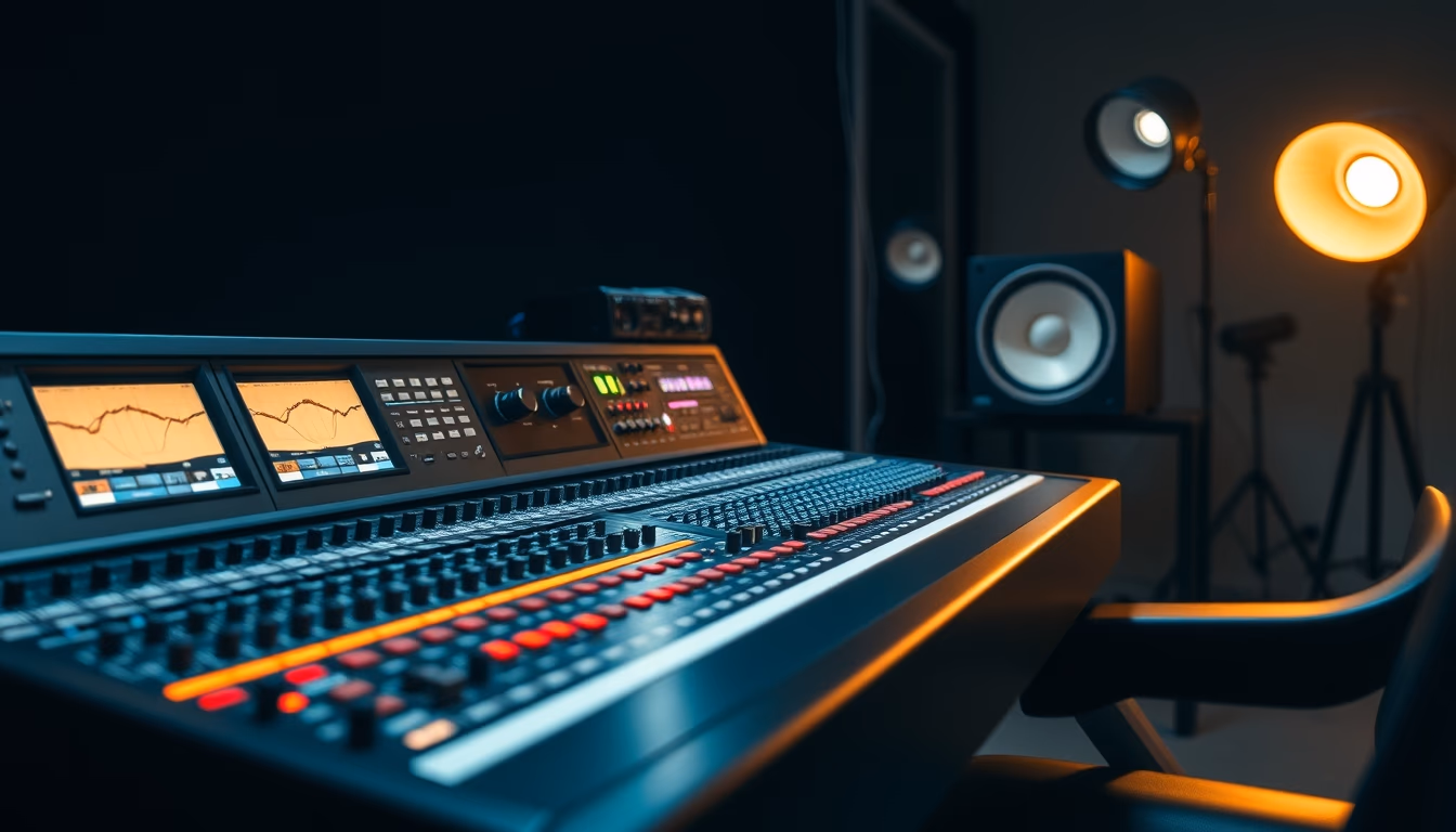 Studer a800 console em estilo editorial