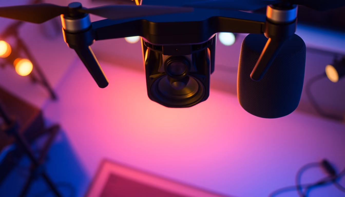 studio monitor speaker in editorial style