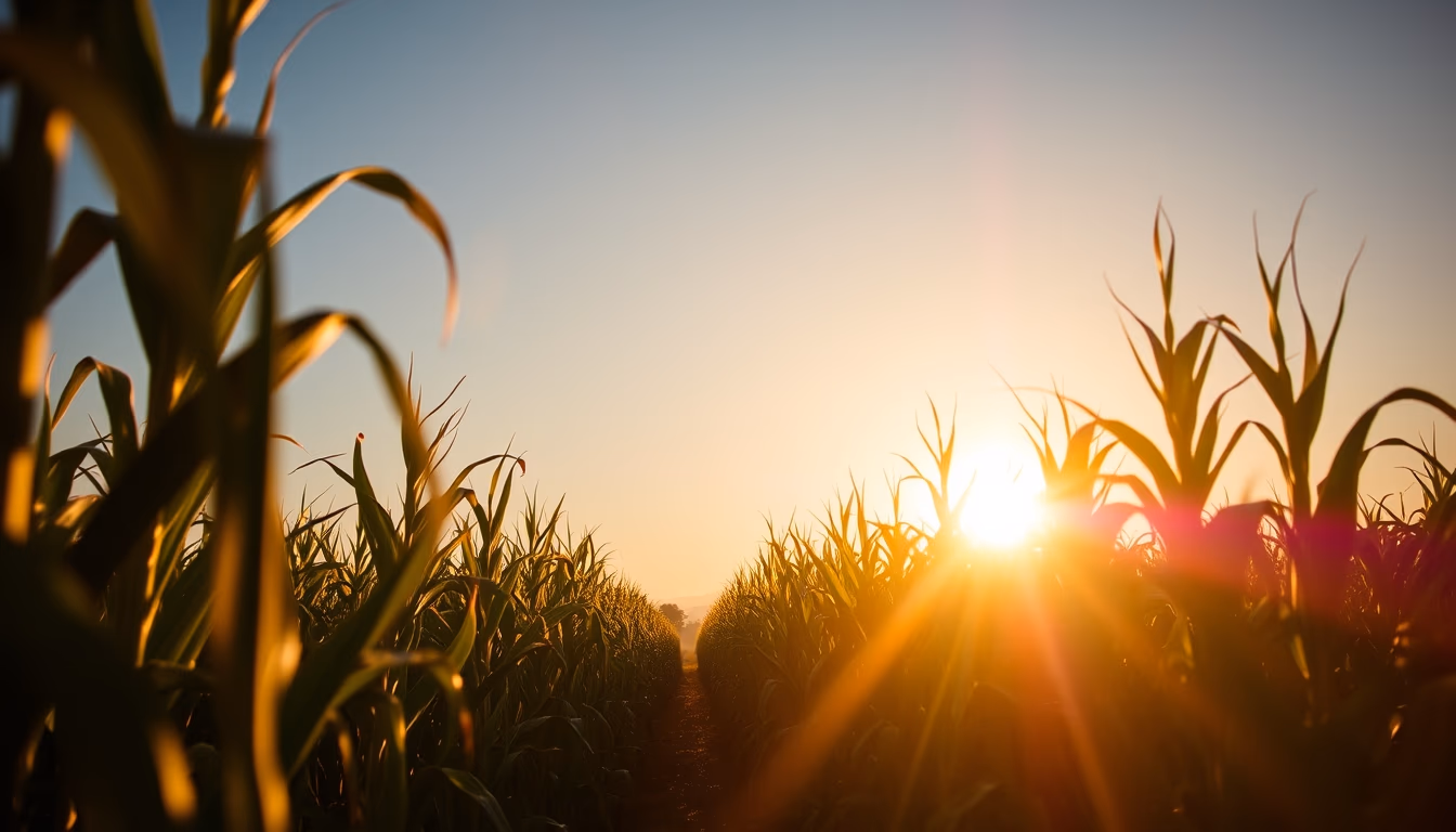 Sugarcane field on fire being controlled at sunset in São Paulo countryside em estilo editorial