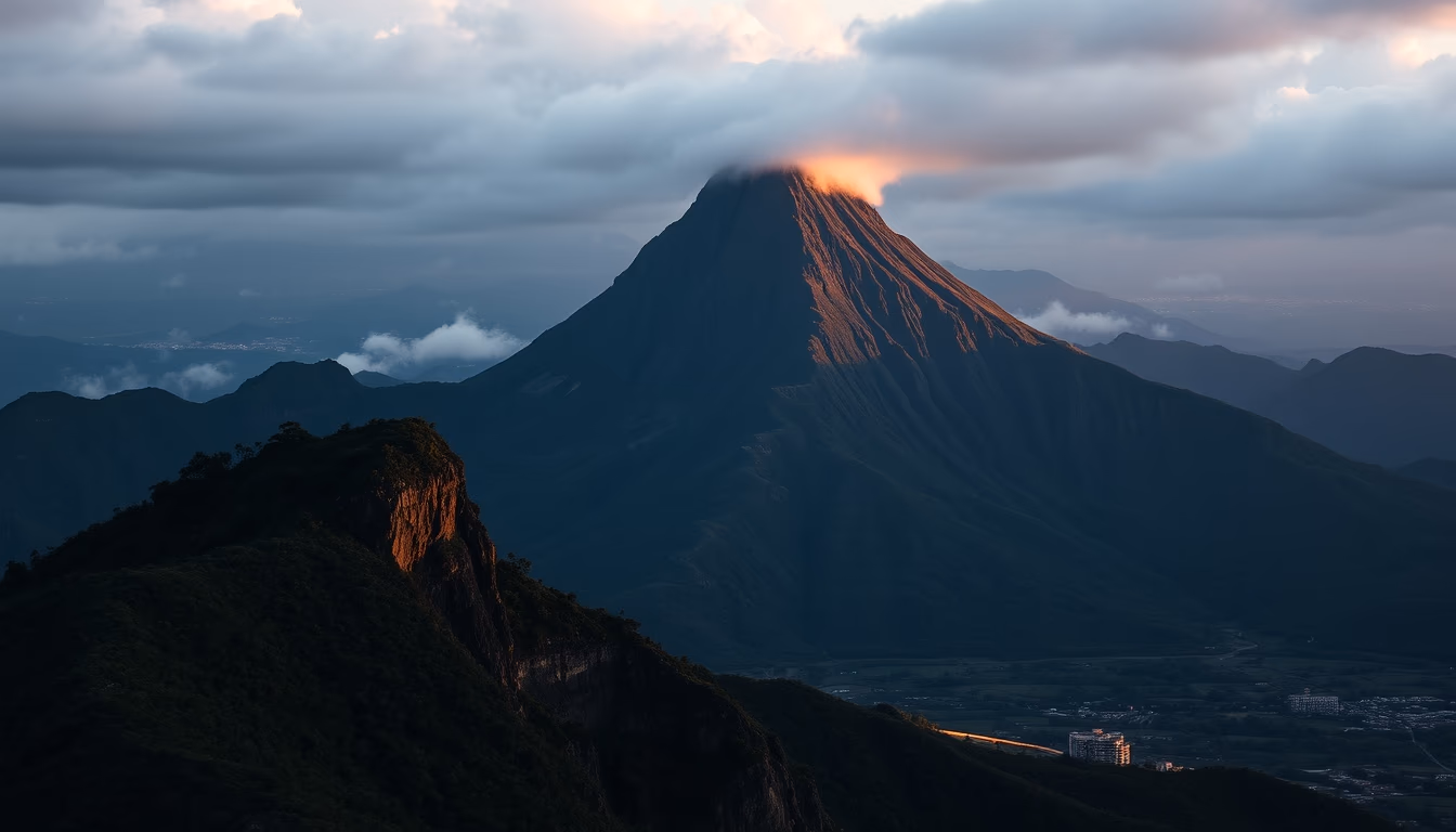 sugarloaf mountain rio in editorial style