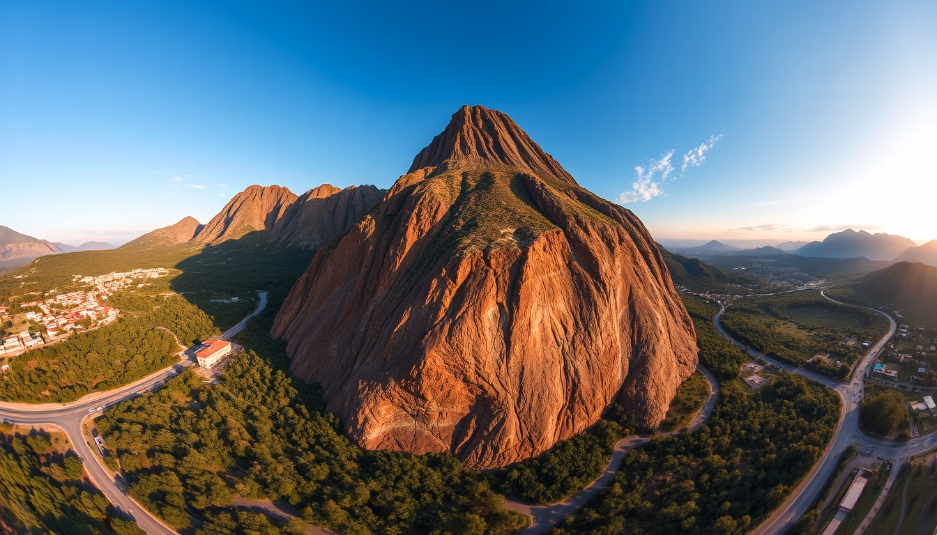 sugarloaf mountain rio in editorial style