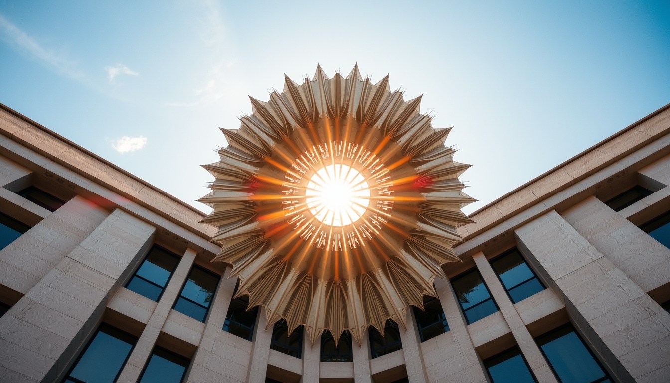 sun corona solar flare in editorial style