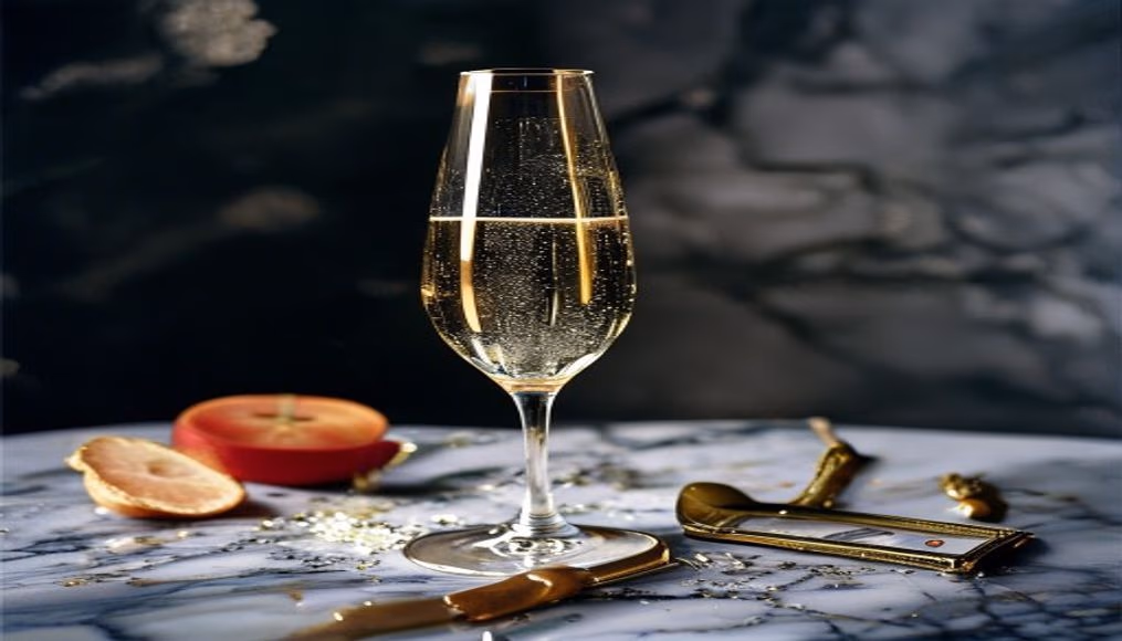 taittinger comtes de champagne in luxury editorial photography
