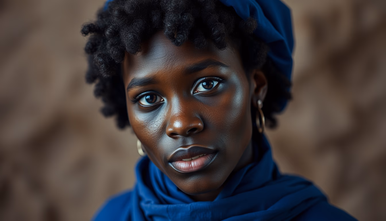 tanzanite blue purple in editorial style