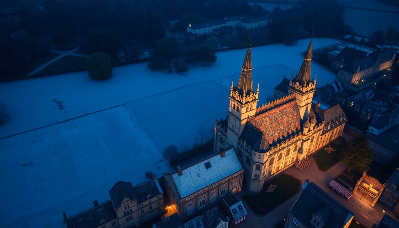 tapestry medieval flemish in editorial style