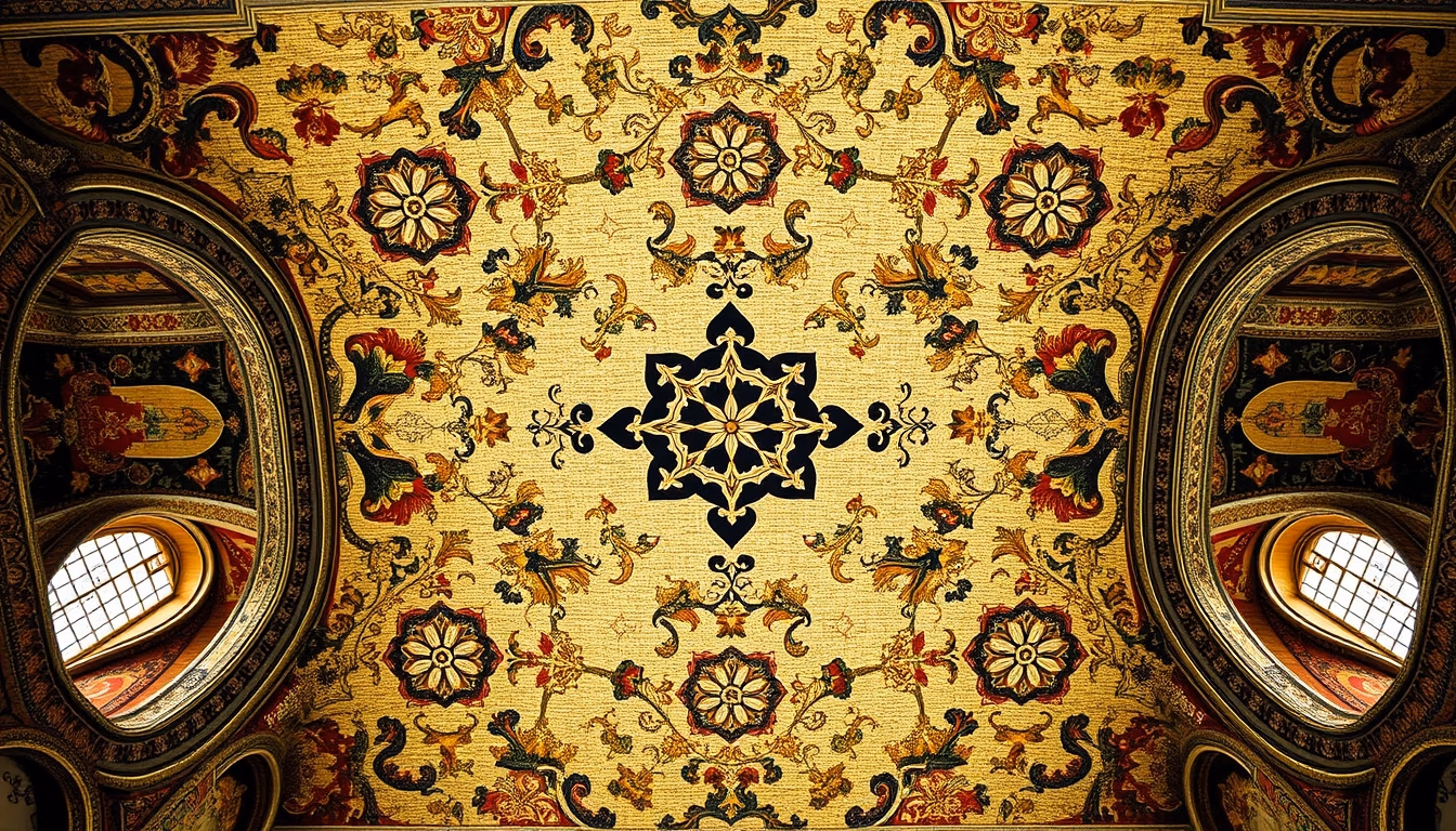 tapestry medieval flemish in editorial style