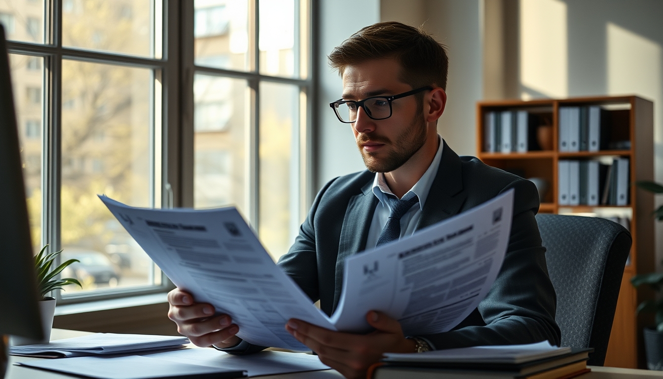 Contador tributário with crypto reports and IRPF forms em estilo editorial