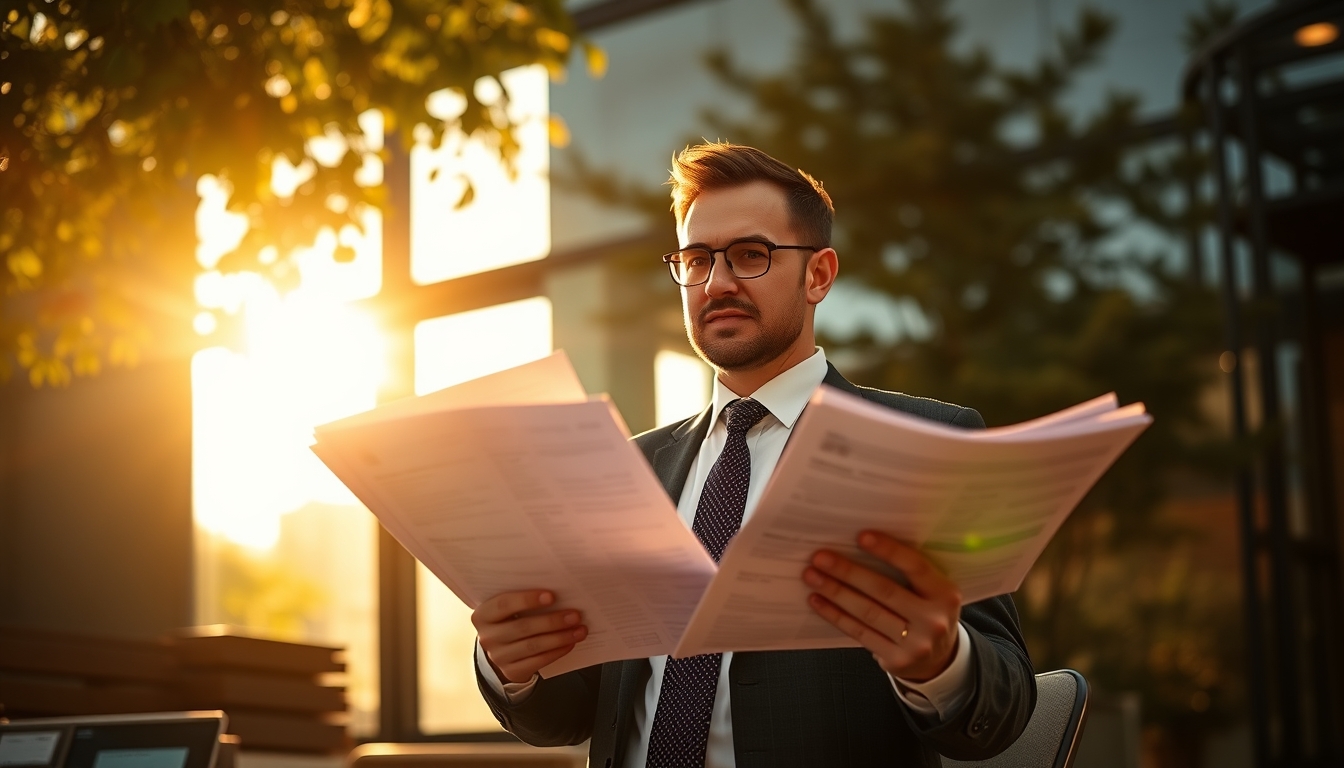 Contador tributário with crypto reports and IRPF forms em estilo editorial