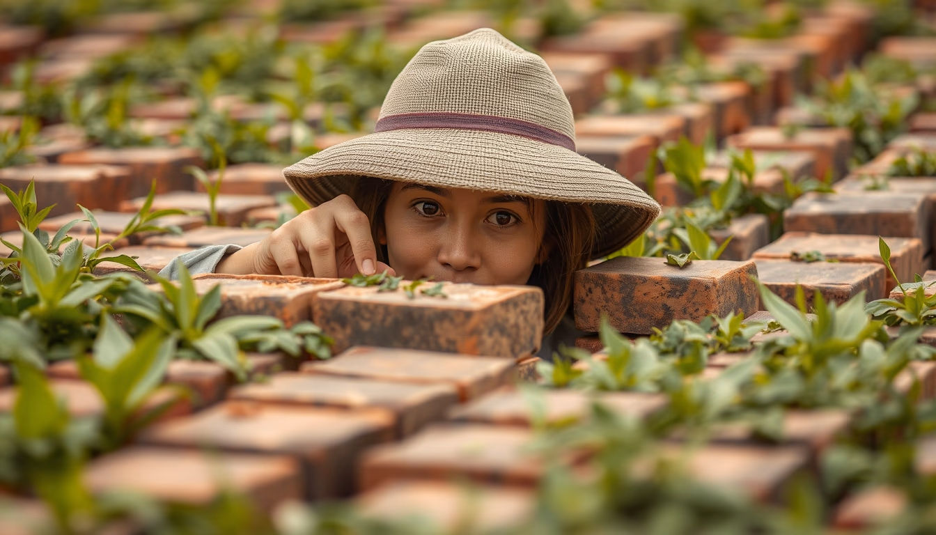 tea bricks china in editorial style