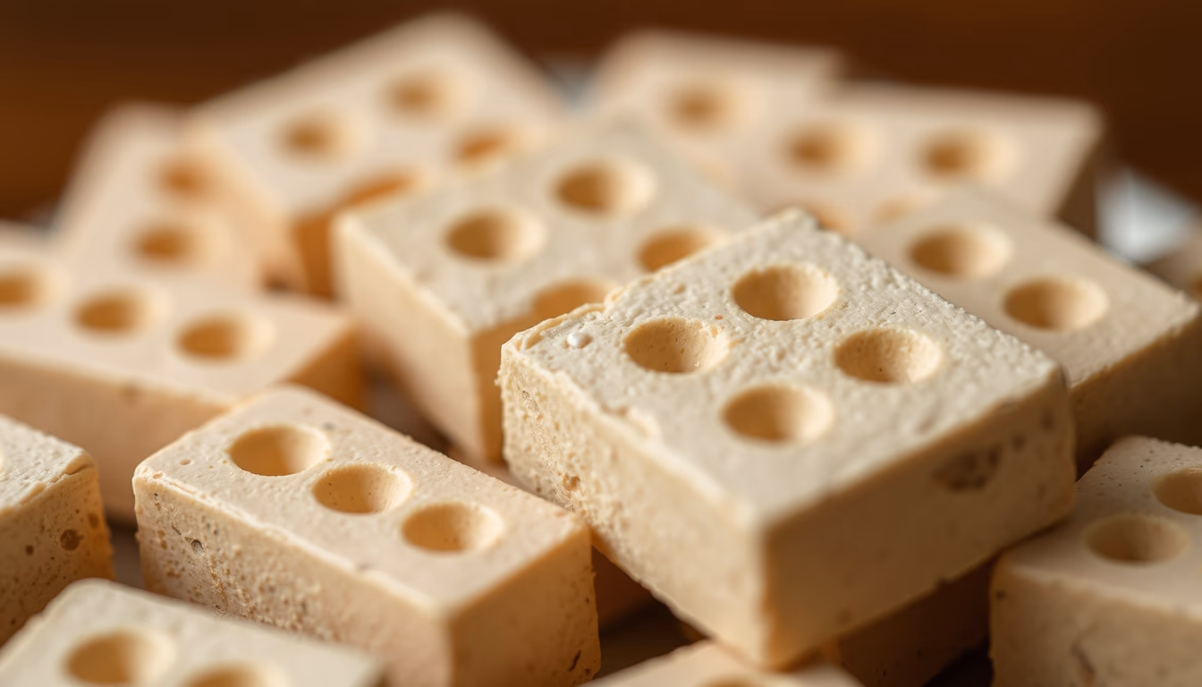 tea bricks china in editorial style