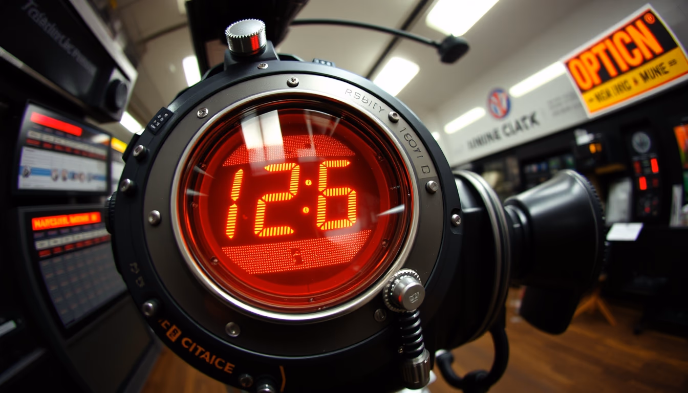 telegraph machine ticker in editorial style