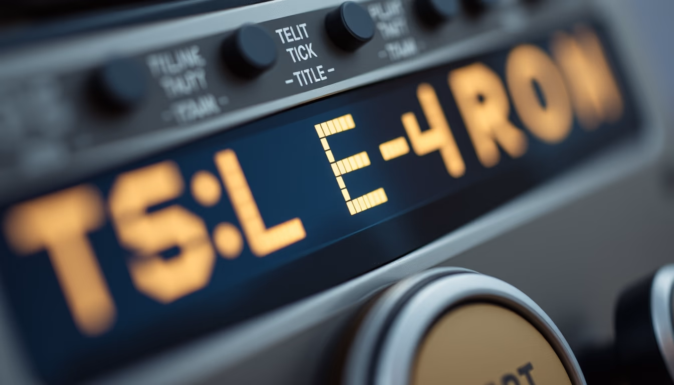 telegraph machine ticker in editorial style